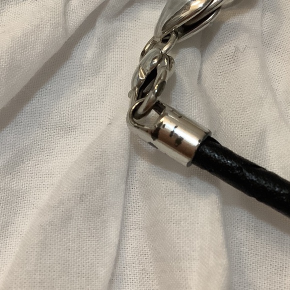 Brighton Black Leather Charm Bracelet with 4 Charms - Picture 2 of 2